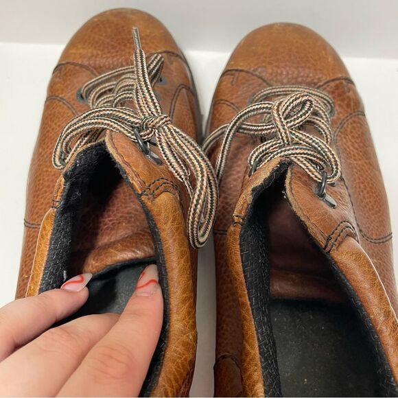 Dr. Martens Brown Leather Platform Oxford Shoes main image 11